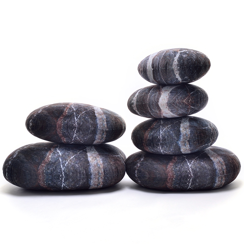 Large Outdoor Pillows Stone Shaped 